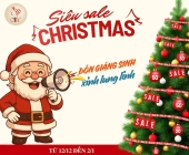 CHRISTMAS SALE – ĐÓN GIÁNG SINH- ĐẸP LUNG LINH CÙNG THẨM MỸ VIỆN TRÚC MAI