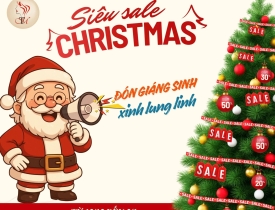 CHRISTMAS SALE – ĐÓN GIÁNG SINH- ĐẸP LUNG LINH CÙNG THẨM MỸ VIỆN TRÚC MAI